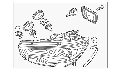 AUDI A6 Headlamp Assembly