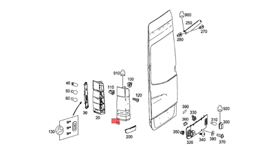 Mercedes Benz  Tail Lamp OEM A9068200164