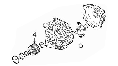 Alternator Audi for 06E903024LX