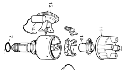 ignition distrubor for Audi