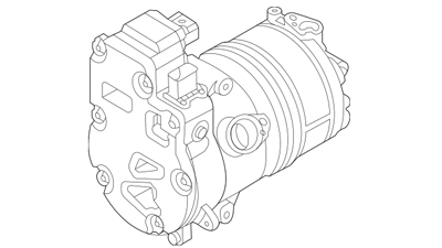 A/C Compressor - Audi 4M0-816-797-E